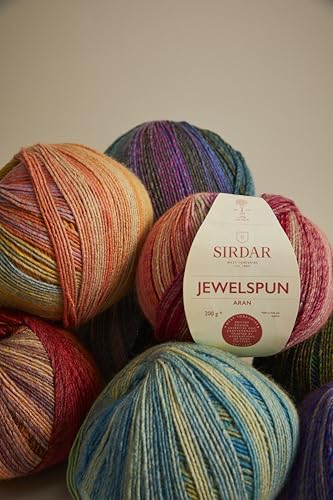 Sirdar Jewelspun Aran - Turquoise Sky (854) - 200g - color: Turquoise Sky