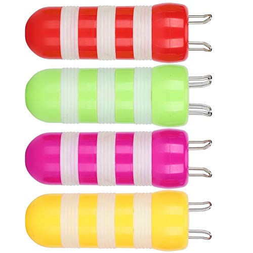 4Pcs Spool Knitter, DIY Knitting Spool Household DIY Knitting Blister Card Bee Rope Accessory Winding Tool Doll Maker Carfts Knitter Doll Loom Maker Craft Tool for Starter Beginner