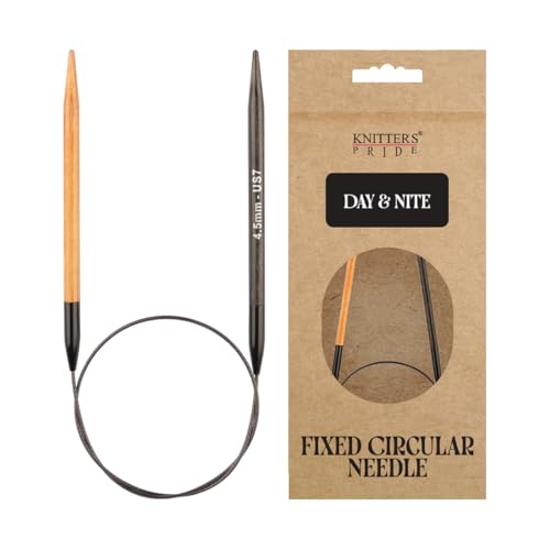 Knitter’s Pride Day & Nite Fixed Circular Needle 32""(80cm) - US 7(4.5mm) - size: 4.50mm