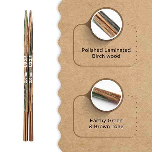 Knitter’s Pride Terra Interchangeable Needle 4""(10cm) - US 2.5(3mm) - size: 3.00mm