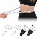 4 PCS Tape Measure Body, 150cm Retractable Body Arm Measuring Tape | for Weight Loss Fitness Waist Hip Arms, Portable Tapes Measure for Sewing Clothing Fabric(Black & White)