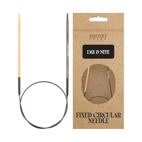 Knitter’s Pride Day & Nite Fixed Circular Needle 32""(80cm) - US 1.5(2.5mm) - size: 2.50mm