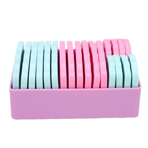 Knit Blocking Pins Kit 20 Pcs Stainless Steel Crochet Blocking Combs 12 Large 8 Small for Sweaters Scarves Shawls, Even Tension Shaping, Time Saving Assembly, Safe Storage Case