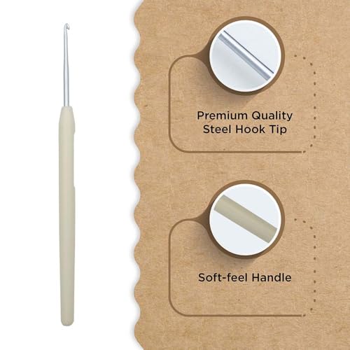 Knitter’s Pride Pearl Single-Ended Steel Crochet Hook - 1.50 mm - size: 1.50mm