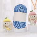 Threads for Knitting Yarn Crochet Yarn Rainbow for Crocheting Knitting Projects(Sky Blue) - color: Sky Blue