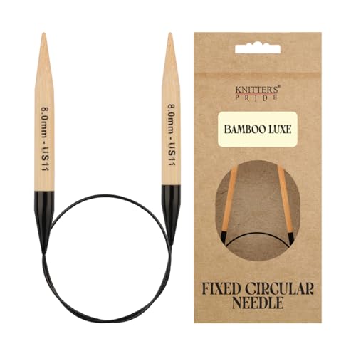 Knitter’s Pride Bamboo Luxe Fixed Circular Needle 24""(60cm) - US 11(8mm) - size: 8.00mm