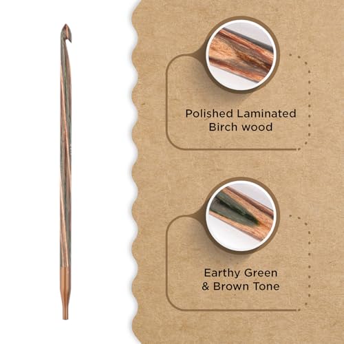 Knitter’s Pride Terra Afghan/Tunisian Crochet Hook - US J(6mm) - size: 6.00mm