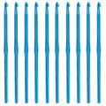 Bivethoi Aluminum Crochet Hook 5mm, 20 Pcs | Knitting Needles, Bulk Set, For Craft Yarn, For Beginners - size: 5mm