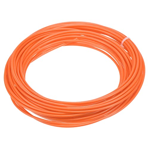 PATIKIL Wicker Repair Kit, 33ft(10m) 2.5mm Round Synthetic Rattan Material Plastic Wicker Woven Set for DIY Craft and Weaving Basket Making, Orange - color: Orange