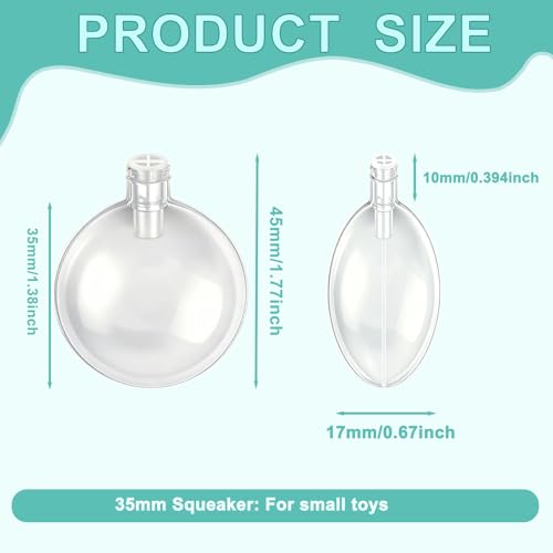 200 Pack 35mm Toy Squeakers Fit Repair Dog Pet Toys Noise Maker Insert Replacement