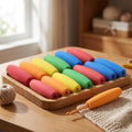 15Pcs EVA Crochet Hook Grip Sleeves Anti Slip Handle Covers for Knitting Crochet Craft Home Travel Use