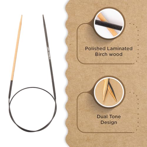 Knitter’s Pride Day & Nite Fixed Circular Needle 32""(80cm) - US 1(2.25mm) - size: 2.25mm