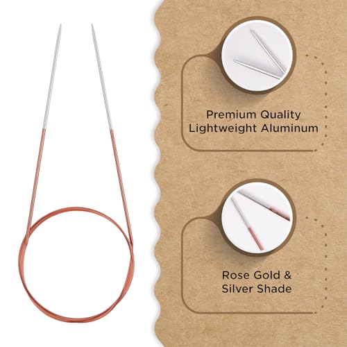 Knitter’s Pride Rosemist Fixed Circular Needles 32""(80cm) - US 0(2mm) - size: 2.00mm