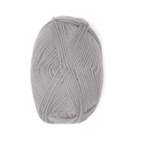 100% Superwash Wool Yarn 3 Skeins 150g DK Weight Knitting Crochet Ash Gray | Sourced from Peru for breathable warmth and 327yd total length per 150g pack ideal for soft baby garments hats and sweater - color: Ash Gray