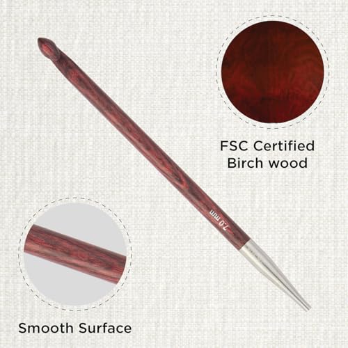 KnitPro Dreamz Afghan/Tunisian Crochet Hook | 7mm - size: 7.00 mm