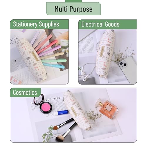 Mr. Pen- Cute Pencil Case Pouch, Multipurpose Canvas Bible Pencil Pouch | Smooth Zipper, Premium Material, Neat Stitches, Ideal for Stationery, Cosmetics, Electronics, School, Office, Travel - color: Boho, size: 1 Pack