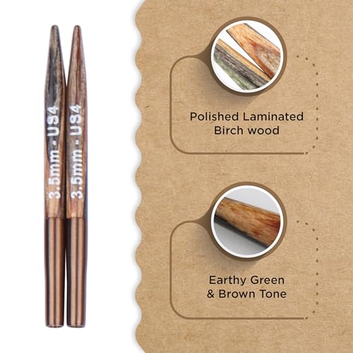 Knitter’s Pride Terra Interchangeable Needle 2""(5cm) - US 4(3.5mm) - size: 3.50mm