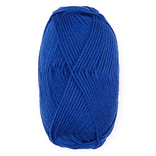 100% Superwash Wool Yarn 3 Skeins 150g DK Weight Knitting Crochet L. Lazuli | Sourced from Peru for breathable warmth and 327yd total length per 150g pack ideal for soft baby garments hats and sweater - color: Lapiz Lazuli
