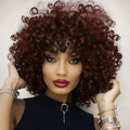 99J Short Jamaican Bounce Crochet Hair 3 Packs 2X Ringlet Wand Curl Crochet Hair 8 Inch Curly Crochet Hair Extensions Burgundy Curly Crochet Braiding Hair 100 Roots - color: 99J, size: 8 Inch (Pack of 3)