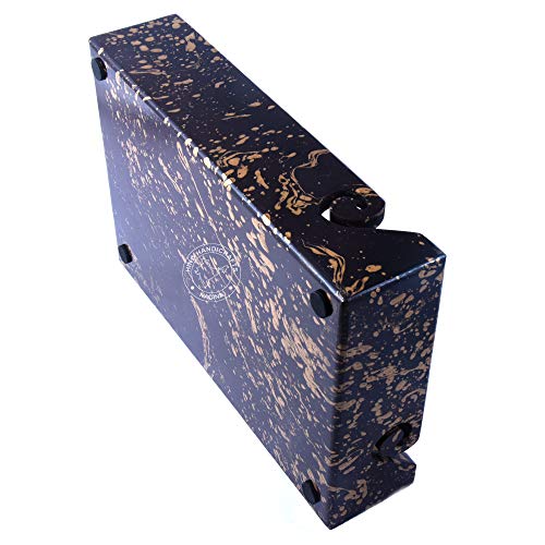 Hind Handicrafts Solid Handmade Crafted Wooden Portable Antique Yarn Storage Bowl Tray - Holder for Knitting Crochet Hook Accessories - Multipurpose Organiser (Aqua Copper, 12" x 8" x 2.5") - color: Aqua Copper