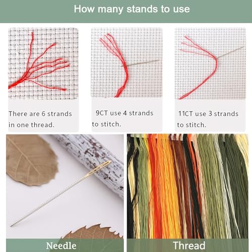 1 Pieces Cross Stitch Embroidery Floss,100% Eco-Cotton Cotton Premium Skeins, Ideal for Arts & Crafts(Grey Series 67975) - color: Grey Series 67975