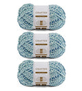 Crafted By Catherine Cozy Twist Yarn - 3 Pack, Blue Multi, Gauge 5 Bulky - color: Blue Multi, size: 8.8 oz/ 3 Pack