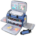 LUXJA Sewing Machine Case with Removable Padding Pad, Blue | Travel Case for Most Standard Sewing Machines & Accessories, Bag Only - color: Blue, style: Sewing Machine Bag