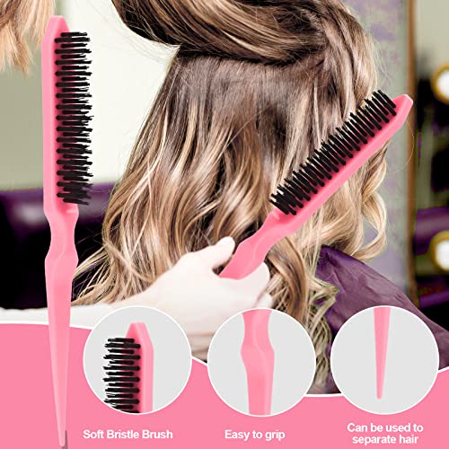 SWEET VIEW Crochet Needles for Hair | With Edge Brush, Bristle Brush, Rat Tail Comb, Gator Clips, Latch Hook for Hair