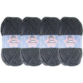 JubileeYarn Snow Blossom Yarn - DK Superwash Wool - Charcoal - 4 Skeins - color: 03 Charcoal, size: 4 Skeins