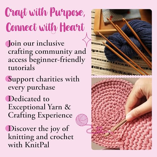 KnitPal 14-inch (35cm) Double Ended Tunisian Afghan Crochet Hooks Set | 6 US Sizes: K/6.5mm, 7mm, L/8mm, M/9mm, N/10mm, O/12mm - Double Ended Tunisian Crocheting Hooks - size: 6 sizes, US K-O (6.5-12mm),14"
