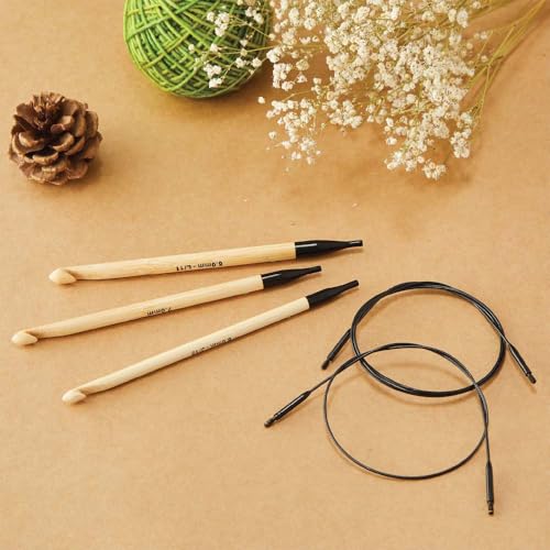 Knitter’s Pride Bamboo Luxe Afghan/Tunisian Crochet Hook - US F(3.75mm) - size: 3.75mm