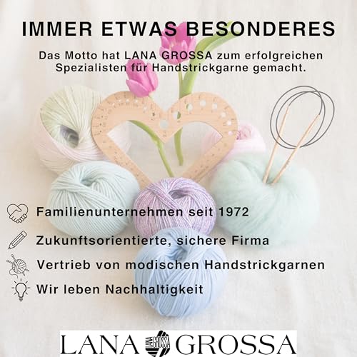 Lana Grossa Setasuri Yarn, #19 Light Grey - color: 19 Light Grey
