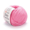 YarnArt Baby Cotton Yarn - Soft Knitting Yarn for Baby & Summer, 50% Cotton 50% Acrylic, 1.76 Oz, 180.44 Yds, Ideal for Amigurumi & Crochet Projects (1, 414) - color: 414