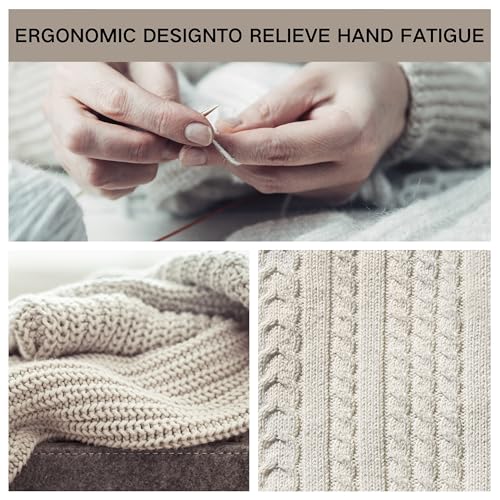 Aluminum Interchangeable Crochet Needles Circular Knitting Needles Set Weaving Yarn Knitting Tools Weave Accessories Kit