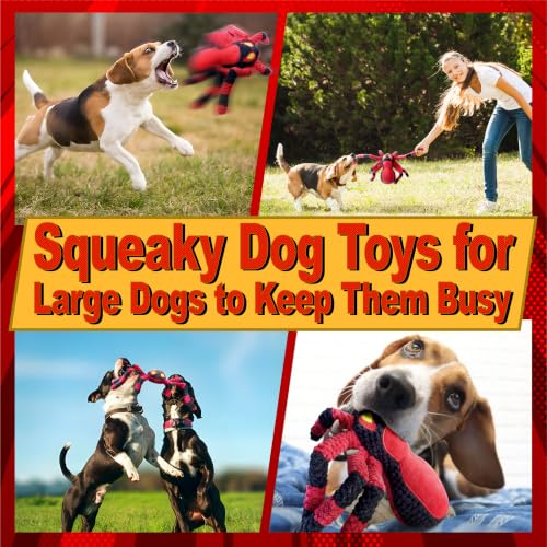 LEGEND SANDY Squeaky Dog Toys- Plush Dog Toys with Soft Fabric for Small, Medium, and Large Dogs Daily Companionship, Training Reward Gift | Plush Dog Toys with Soft Fabric for Small, Medium, and Large Dogs Daily Companionship, Training Reward Gift - colo