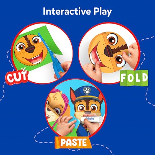 Skillmatics Snip Snip PAW Patrol, Scissor Skills, Felt Craft, Gift for Kids | Cutting Activity Book for Preschool, Safety Scissors, Fine Motor Skills, Screen-Free, Learning Toy, Toddlers, Ages 3, 4, 5 - style: 2. PAW Patrol