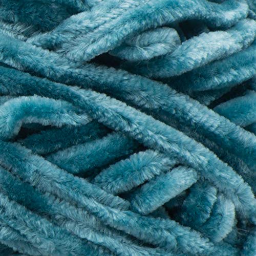 Bernat Velvet Yarn, 10.5 oz (Pack of 2) - color: Velveteal, size: 2 Pack, style: Velvet