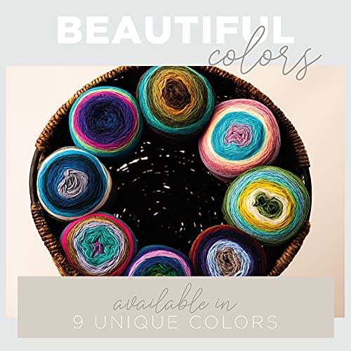 (3 Pack) Lion Brand Yarn Mandala Baby Yarn, Arendelle | Variegated Light DK 100% Acrylic Knit & Crochet Fiber, Baby Projects, Blankets, Colorful Cloths, Triangle Shawls - color: Arendelle, size: 3 Pack