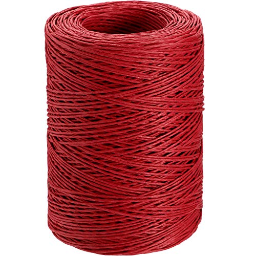 Syhood 673 Feet Floral Vine Bind Wire Rustic Craft Wire, Red | For DIY Craft Wrapping, Flower Bouquets Garland Arrangements, , Christmas Wreath Making - color: Red, size: 673 Feet