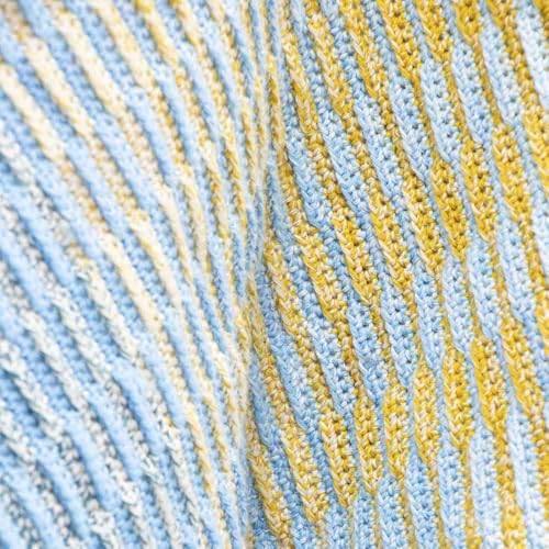 Scheepjes Cotton Whirl Yarn, 1000m - 725 Night Sun Gradient Cotton - color: 725 Night Sun