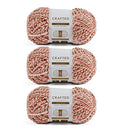 Crafted By Catherine Cozy Twist Yarn - 3 Pack, Red Multi, Gauge 5 Bulky - color: Red Multi, size: 8.8 oz/ 3 Pack