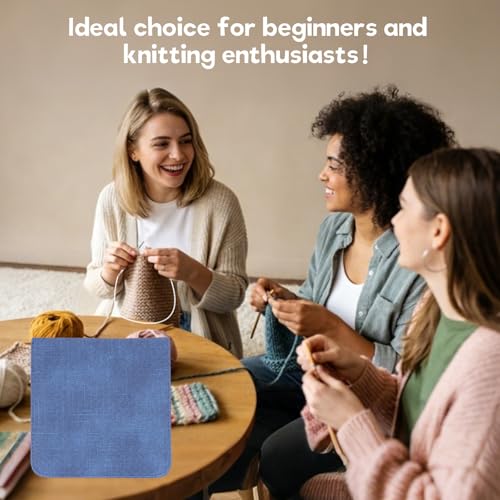 BsHooker Interchangeable Square Knitting Needles Set with Case 3.5mm-8mm | 8 Pairs Circular Aluminum Knitting Needles,4 Cables,Ergonomic Needles Kit
