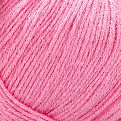 YarnArt Baby Cotton Yarn - Soft Knitting Yarn for Baby & Summer, 50% Cotton 50% Acrylic, 1.76 Oz, 180.44 Yds, Ideal for Amigurumi & Crochet Projects (1, 414) - color: 414