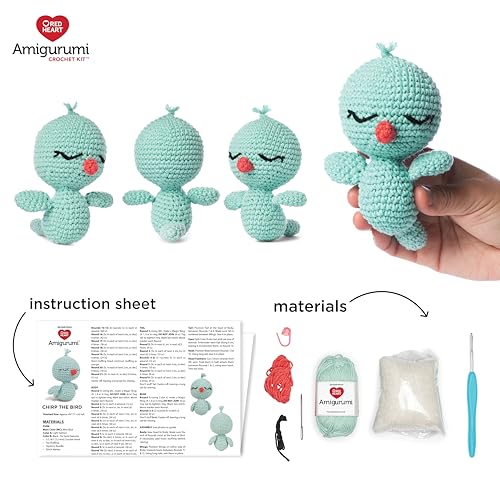 Red Heart Amigurumi Chirp The Bird Kit - color: Chirp the Bird