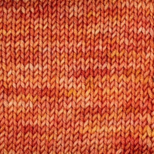 KnitPro Symfonie DK Weight Merino Wool Yarn 240yds, 100g, Apricot | 100% Extrafine Merino, Hand Dyed, OEKO-TEX Certified, Superwash, Colorfast, #3 Yarn Skein for Knitting & Crochet - color: Apricot