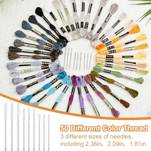 Jexine Mini Darning Mushroom for Socks 14 Hooks Small Speedweve Style Weaving Darning Loom with 9 Pcs Large Eye Needles 50 Colors Thread for Handcraft DIY Weaving Repair Tool - color: Silver, size: 14 Hooks, style: Mushroom
