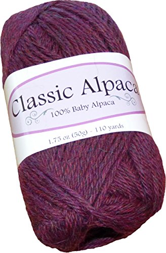 Classic Alpaca 100% Baby Alpaca Yarn #1820 Mixed Berries Purple
