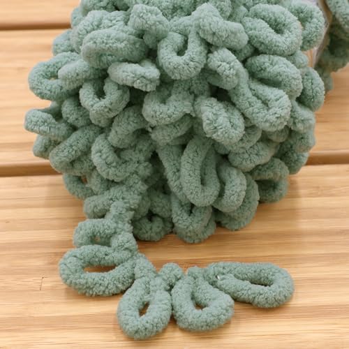 JubileeYarn Fun Finger Loops Yarn, Hunter, 100g/Skein, 5 Skeins | Jumbo, Polyester - color: 038 Hunter