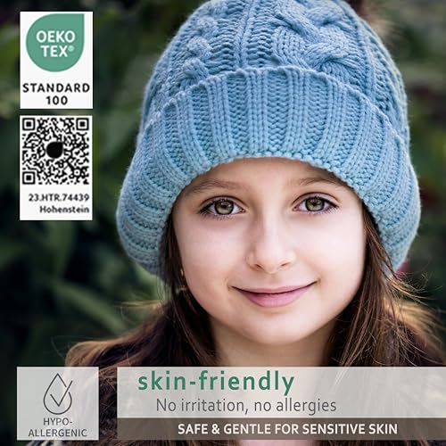 LaVita Baby Premium Anti-Pill Acrylic Yarn - 820 Yards, 3 x 3.5 oz - Warm, Airy Fiber with Silky Texture - Oeko-TEX Certified, Durable, Lightweight, Long-Lasting, Solid Pastel Colors - 3 Skeins Pack - color: Baby_4025