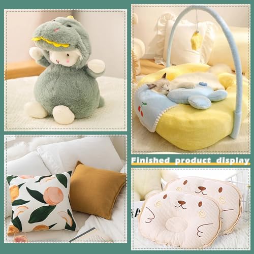 Jmuiiu 800g/28.22oz Polyester Fiber Stuffing, Fluffy Soft Polyfill | Stuffing for Stuffed Animals DIY Craft Cushion Pillow & Home Decor Projects - size: 800g/28.22oz